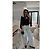 Chanel 25P Jeans aus blauem Denim mit Perlen - Ansicht 6