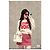 Dior kurzer Rock aus Seide rot mit Logo Print - Ansicht 5