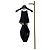 Fato de banho Chanel 24C preto lycra