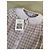 CHANEL 25S Top in Tweed Rosa a Quadri - vista 4