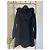 Max Mara Studio Wool Coat Black with Fur Collar - view 2