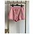 Shorts Louis Vuitton Monogram de tejido de rizo rosa - vista 2