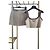 Miu Miu Gestreiftes Logo Baumwoll Tanktop Beige