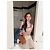Miu Miu Gestreiftes Logo Baumwoll Tanktop Beige - Ansicht 9