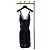 Vestido camisola Chanel 22P de rizo negro