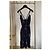 Vestido camisola Chanel 22P de rizo negro - vista 2
