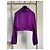 CHANEL 22A Camisa de seda roxa - vista 2