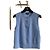 Chanel 24B Top camisola de malha canelada Navy Viscose
