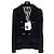 Chaqueta Chanel 21P de tweed negra y dorada cruzada