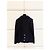 Chaqueta Chanel 21P de tweed negra y dorada cruzada - vista 2
