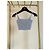 Top canotta rosa con strass Miu Miu - vista 2