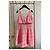Vestido Chanel 24C de tweed rosa com decote em V - vista 2