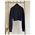 Miu Miu Schwarzer Cashmere Strickpullover mit Logo - Ansicht 2