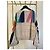 Chanel Egypt Color-Block Strickpullover Wolle Burgund - Ansicht 2