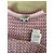 Vestido Chanel 22P de algodão xadrez rosa e branco - vista 3