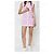Vestido Chanel 22P de algodão xadrez rosa e branco - vista 6