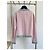 Chanel 24C Cardigã de cashmere rosa e verde - vista 2