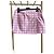 Prada Pink and White Checkered Cotton Skirt