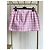 Prada Pink and White Checkered Cotton Skirt - view 2