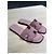 Sandali Hermès Oran Style H Rosa Glitter 36 - vista 4