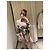 Giacca Chanel 24K in tweed multicolore a quadri con cintura - vista 6