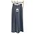 Chanel 22C Weit geschnittene Hose Wolle Grau