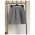 Chanel 24P Gestreifter Glitzerrock Grau - Ansicht 2