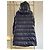 Casaco Puffer de Penas Moncler Preto Mulher - vista 2