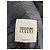 Casaco Puffer de Penas Moncler Preto Mulher - vista 5