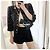 Chanel 23B Jacke aus mehrfarbigem schwarzem Tweed - Ansicht 6
