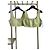 Colete de malha Dior monograma Oblique verde lã
