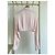 Camicia cropped Prada in seta rosa - vista 2
