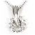 Autre Marque Colar de platina PT850 com diamante