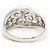 Autre Marque PT900 Platin-Ehering mit Diamant - Ansicht 4