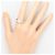Autre Marque PT900 Platinum Diamond Band Ring - view 6