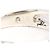 Autre Marque Platin-Bandring mit Diamant - Ansicht 5