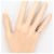 Autre Marque Platin-Bandring mit Diamant - Ansicht 6