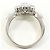 Autre Marque Platinum Band Ring with Diamond - view 3