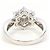 Autre Marque Platinum Band Ring with Diamond - view 4