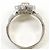 Autre Marque PT900 Platin-Bandring mit braunem Diamanten - Ansicht 2