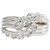 Autre Marque Platin-Diamant-Bandring