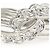 Autre Marque Platin-Diamant-Bandring - Ansicht 2