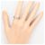 Autre Marque Platin-Diamant-Bandring - Ansicht 6