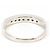Autre Marque PT900 Platin-Ehering mit Diamant - Ansicht 3
