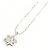 Autre Marque Collana in oro bianco 10K con diamante - vista 3