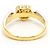Autre Marque Platin- und Goldbandring mit Diamant - Ansicht 4