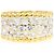 Autre Marque Goldbandring 18K mit Diamant - Ansicht 2