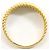 Autre Marque Goldbandring 18K mit Diamant - Ansicht 3