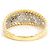Autre Marque Goldbandring 18K mit Diamant - Ansicht 4