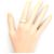 Autre Marque Goldbandring 18K mit Diamant - Ansicht 6